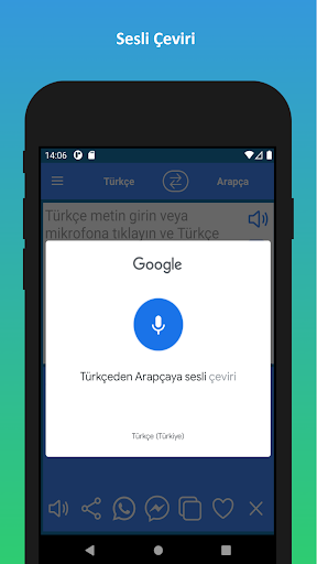 Türkçe Arapça Çevirmen ekran görüntüsü