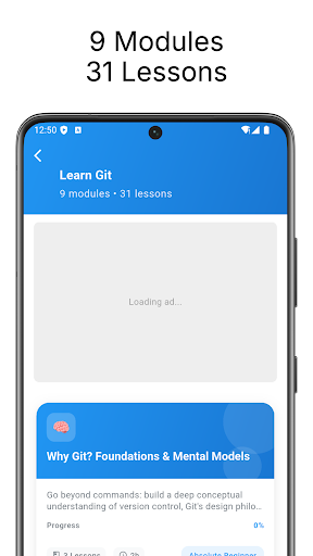 Learn Git ekran görüntüsü