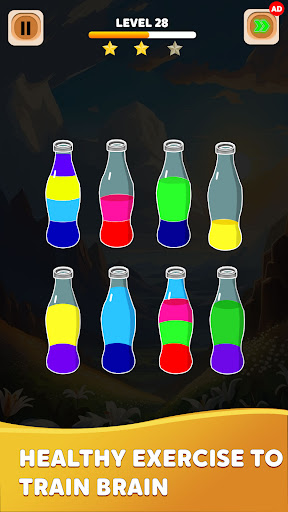 Water Color Sorting Game 3D ekran görüntüsü