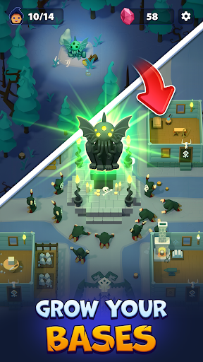 Idle Cult Empire - Evil Tycoon ekran görüntüsü