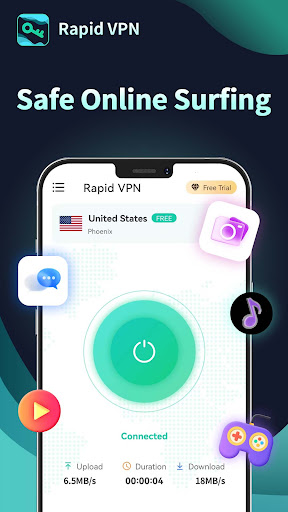 Rapid VPN - Güvenli Proxy ekran görüntüsü