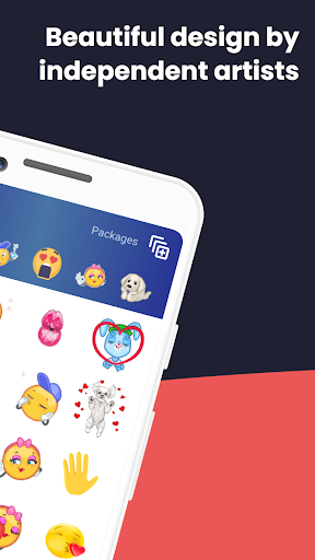 GIF stickers for WhatsApp ekran görüntüsü