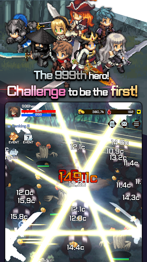 Idle 999th Hero:AFK RPG ekran görüntüsü