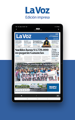La Voz - Edición Impresa ekran görüntüsü