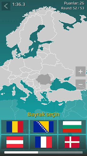 Dünya Haritası Sınav ekran görüntüsü
