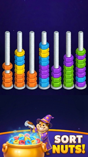 Nut Sort Puzzle: Color Sorting ekran görüntüsü