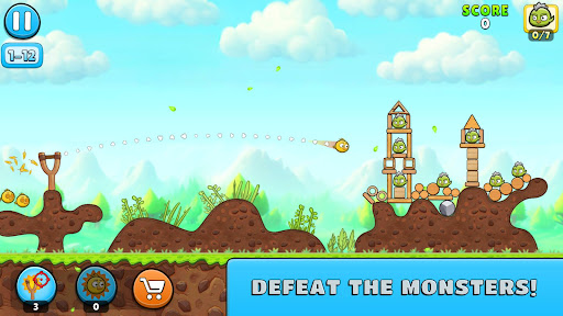 Crusher Birds Catapult ekran görüntüsü