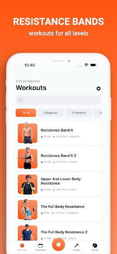 Resistance Band Training App ekran görüntüsü