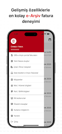 e-Arşiv Fatura Portal ekran görüntüsü