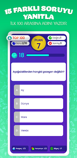 Yanıtla - Bilgi Yarışması ekran görüntüsü