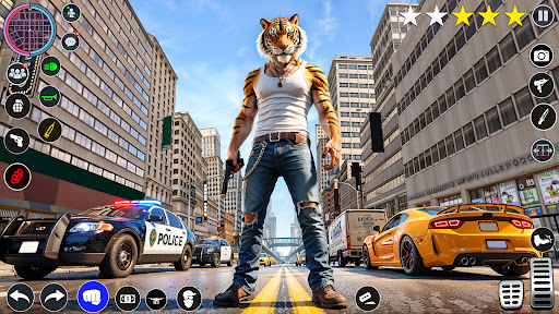 Tiger Game Family Simulator 3D ekran görüntüsü