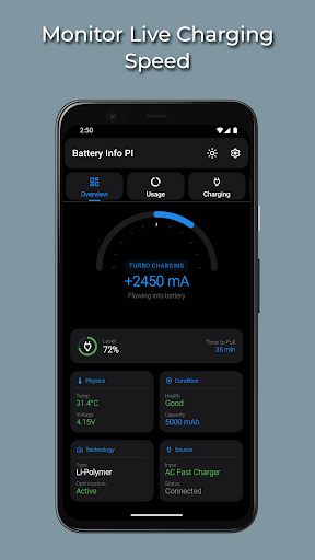 Battery Info PI: Charge Meter ekran görüntüsü
