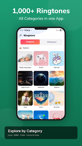 Ringtones Wallpapers: Launcher ekran görüntüsü