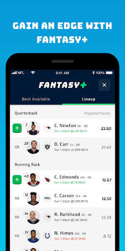 NFL Fantasy Football ekran görüntüsü
