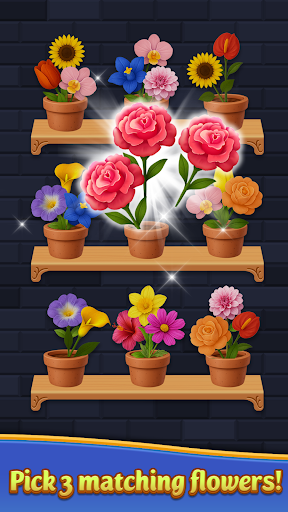 Flower Merge - Triple Puzzle ekran görüntüsü