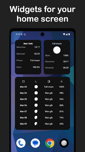 Moon Phase Calendar & Widgets ekran görüntüsü