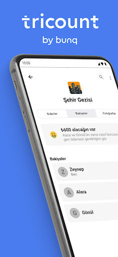 tricount - Ortak hesabı böl ekran görüntüsü