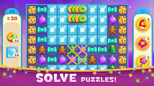 Christmas Sweeper 4 - Match 3 ekran görüntüsü