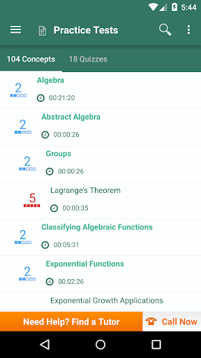 GRE Subject Test Math Practice ekran görüntüsü
