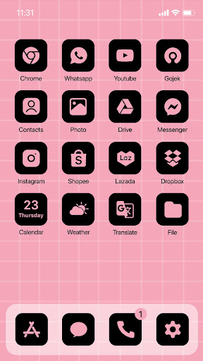 Wow Born Pink Theme, Icon Pack ekran görüntüsü