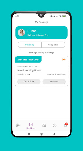 Legacy Care App ekran görüntüsü
