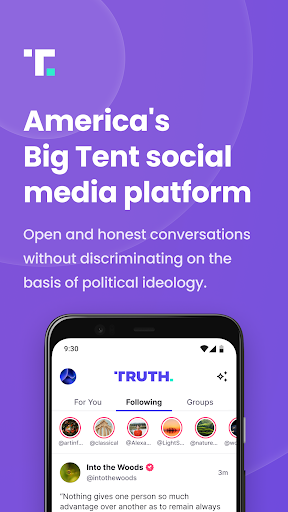 Truth Social ekran görüntüsü