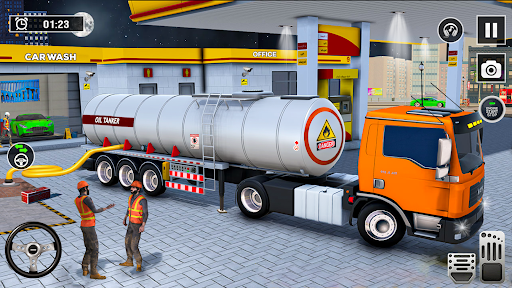 Oil Tanker Truck: Driving Game ekran görüntüsü