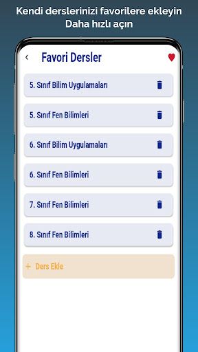 Kazanım Mobil - Yıllık Planlar ekran görüntüsü