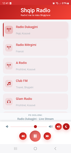 Shqip Radio ekran görüntüsü