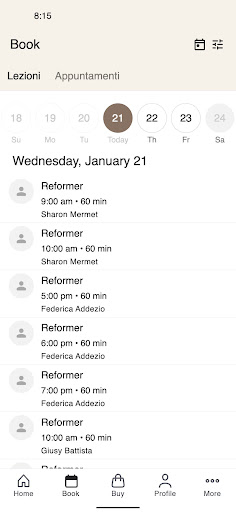 Nova Reformer Club ekran görüntüsü
