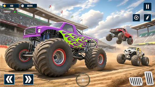 Monster Truck Game Derby Truck ekran görüntüsü