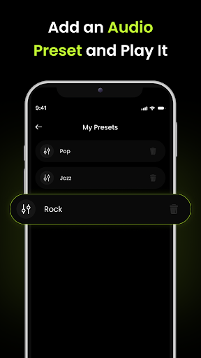 Equalizer for Bluetooth ekran görüntüsü