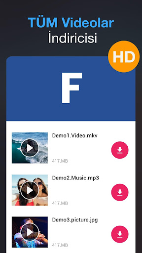 Tüm Videolar İndiricisi 2019 ekran görüntüsü