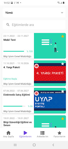 UYAP Akademi ekran görüntüsü