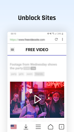 Proxy ve indirme Tarayıcısı ekran görüntüsü