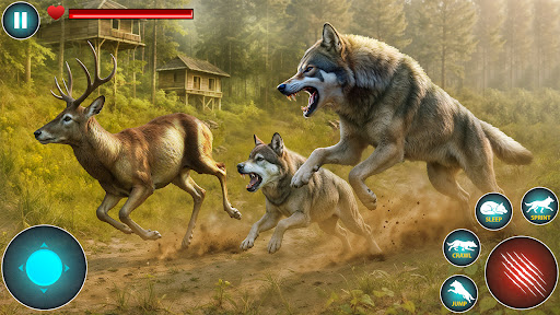 Wolf Simulator: Wild Hunt Game ekran görüntüsü