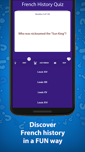French History Quiz Games ekran görüntüsü