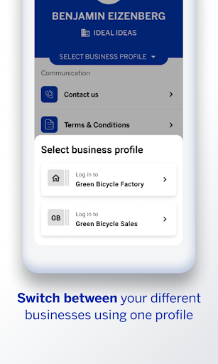 Online Banking for Business ekran görüntüsü