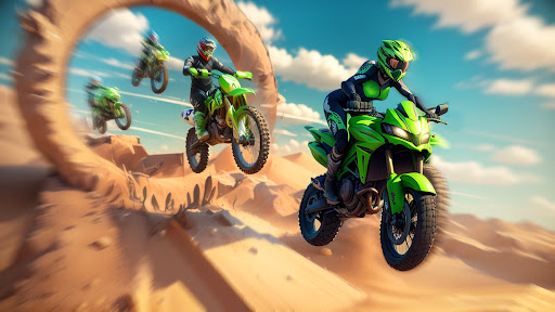 Motocross Bike Racing Game ekran görüntüsü