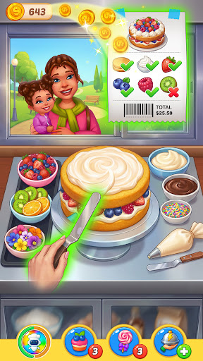 Cooking Crush: mutfak oyunları ekran görüntüsü
