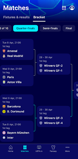 UEFA Champions League Official ekran görüntüsü