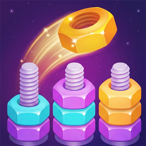 Nut Sort: 3D Renkli Bulmaca