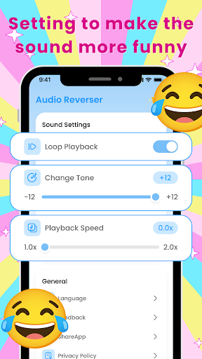 Reverse Audio & Sound Effects ekran görüntüsü