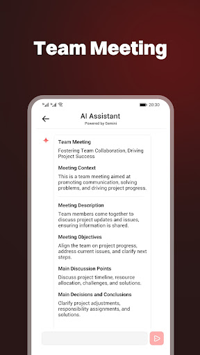 Recorder AI:Ses&Toplantı ekran görüntüsü