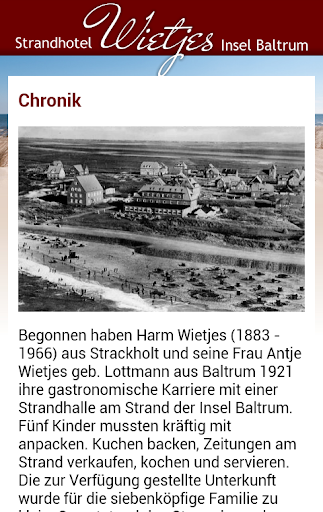 Strandhotel Wietjes Baltrum ekran görüntüsü