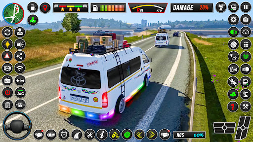 Mini Bus Driving Euro Bus Game ekran görüntüsü