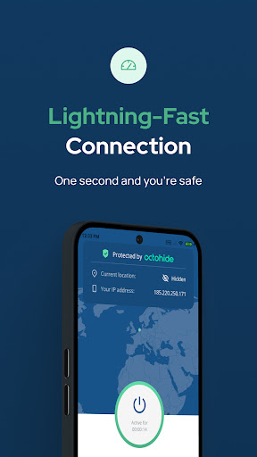 Octohide VPN: Ücretsiz & Hızlı ekran görüntüsü