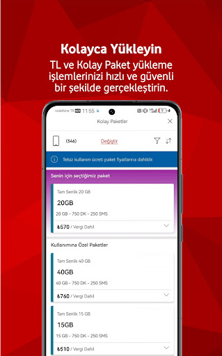 Vodafone Yanımda ekran görüntüsü