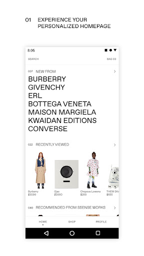 SSENSE: Luxury Shopping ekran görüntüsü
