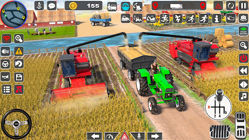 Tractor Driving Farming Games ekran görüntüsü